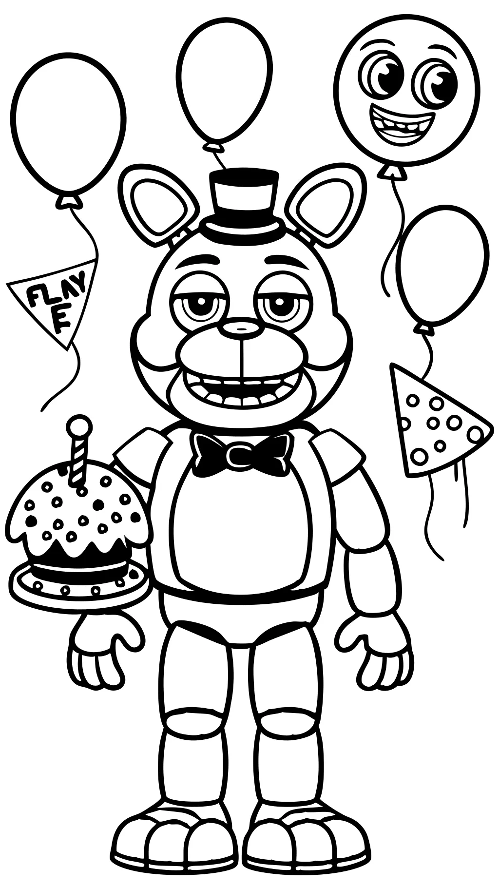 5 nights at freddy’s coloring pages